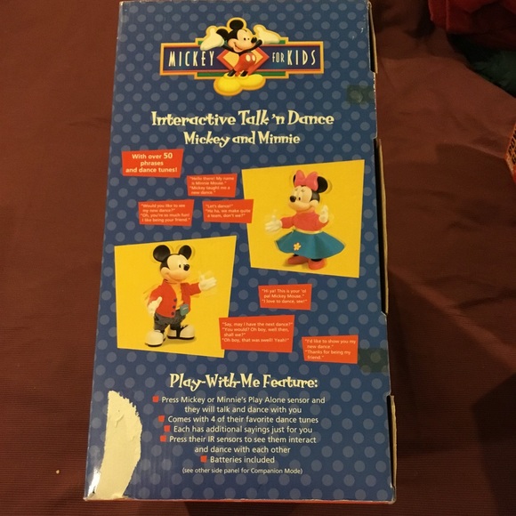 COPY - Disney Interactive Talk & Dance Mickey & Minnie, NIB, approx 15” figures… - Picture 7 of 7